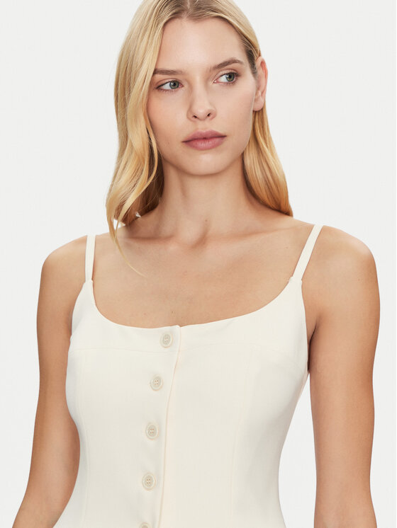 Simona Corsellini Simona Corsellini Top P25CPTO00801 Beež Slim Fit