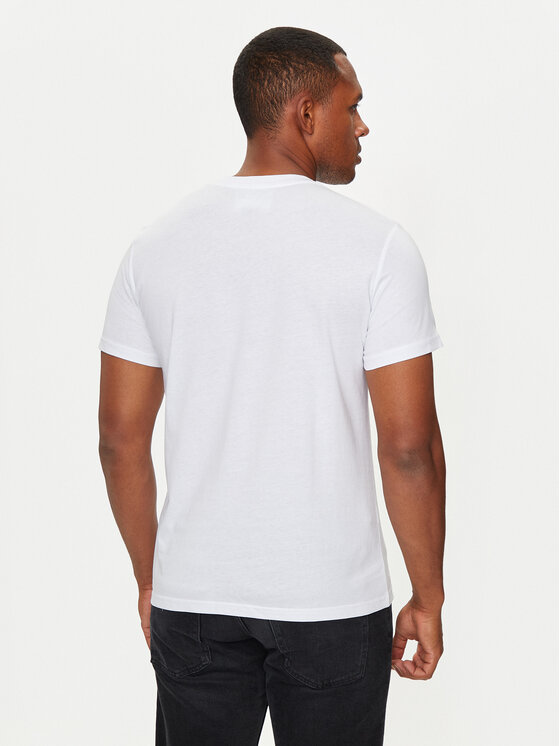 Versace Jeans Couture Versace Jeans Couture Тишърт 77GAHT00 Бял Slim Fit