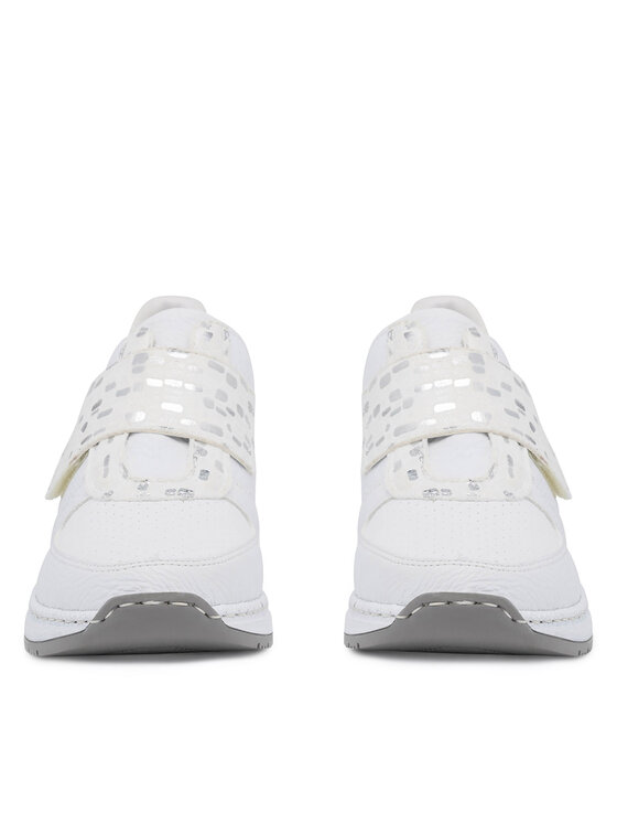 Rieker Rieker Sneakersy N4354-81 Bílá