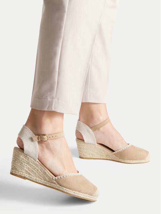 Jenny Fairy Jenny Fairy Espadryle WYL2610-1 Beżowy