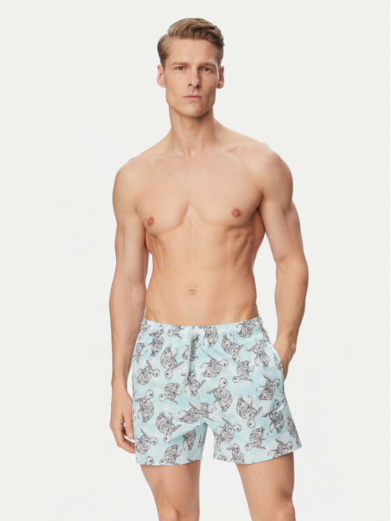 Emporio Armani Emporio Armani Pantaloni scurți pentru înot EM000583 AF20447 F9045 Albastru Regular Fit