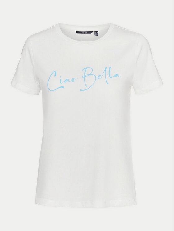 Vero Moda Vero Moda T-shirt Odessa 10308688 Bianco Regular Fit