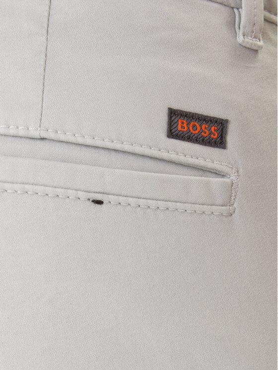 BOSS BOSS Chinosy 50510933 Szary Slim Fit