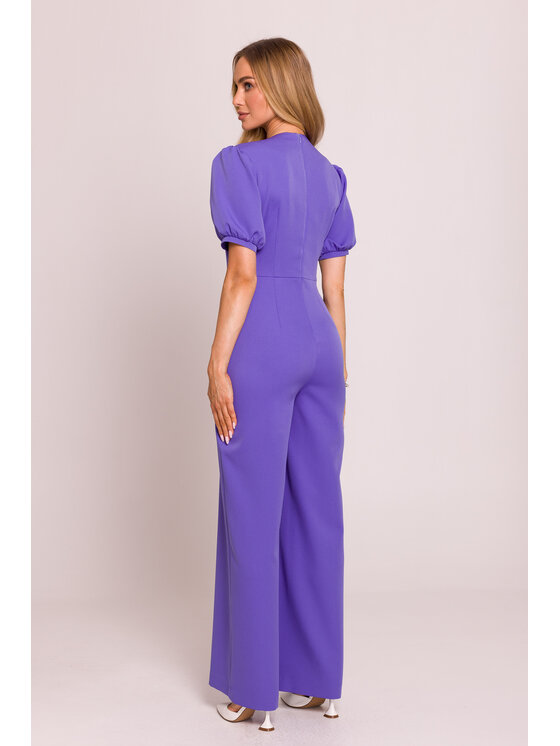 Made of Emotion Made of Emotion Jumpsuit M852 Viola Sexy Straight Fit