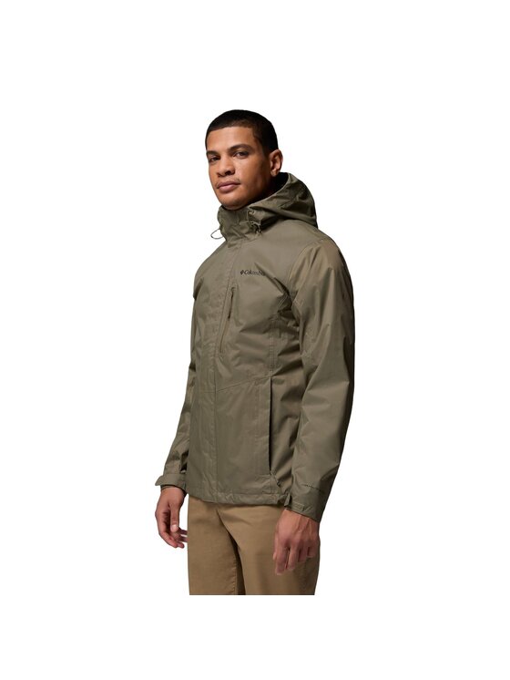 Columbia Columbia Kurtka przeciwdeszczowa Pouring Adventure III Jacket 2117171397 Zielony Regular Fit