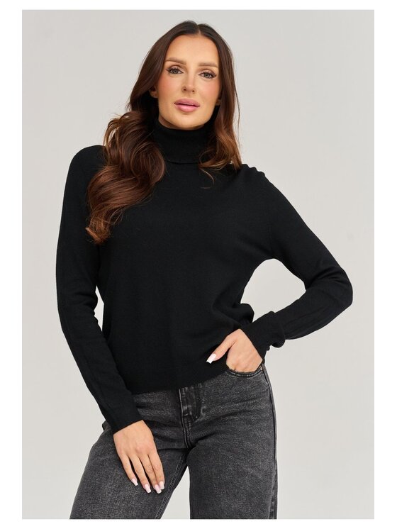 Makadamia Makadamia Golf C106 Czarny Loose Fit