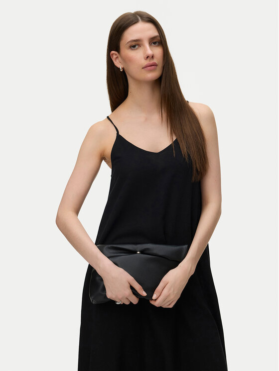 Vero Moda Vero Moda Nyári ruha Emilo 10340519 Fekete Loose Fit
