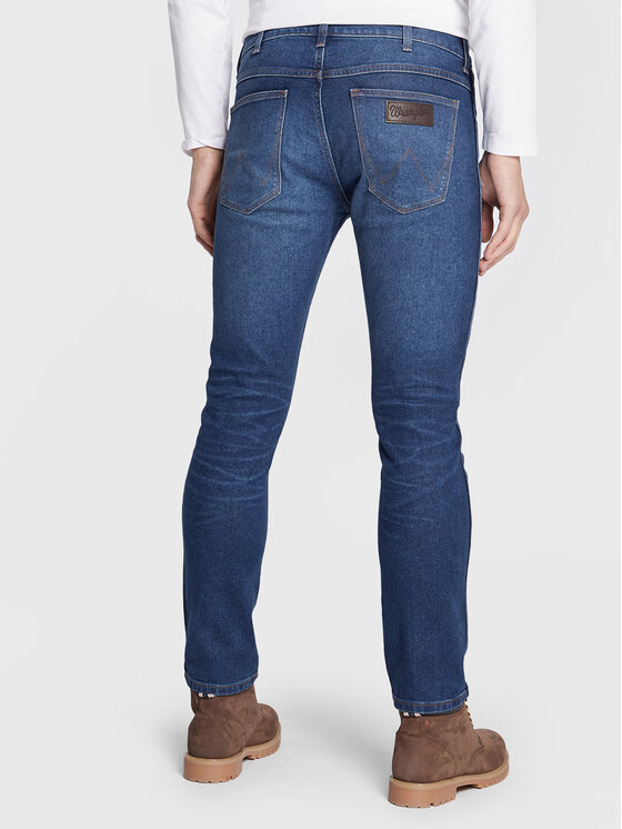 Wrangler Wrangler Jeansy Larston W18SU829E 112320054 Niebieski Slim Taper Fit