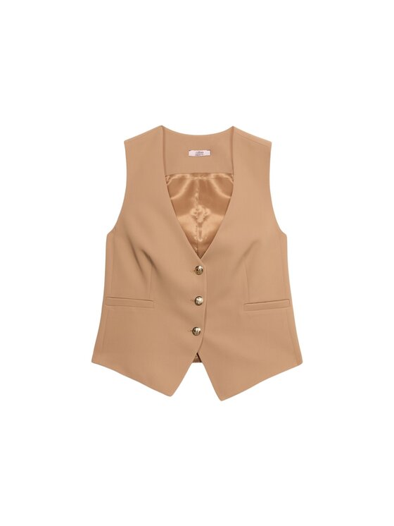 Oltre Oltre Giacca di transizione L007R000060N012 Crema Slim Fit