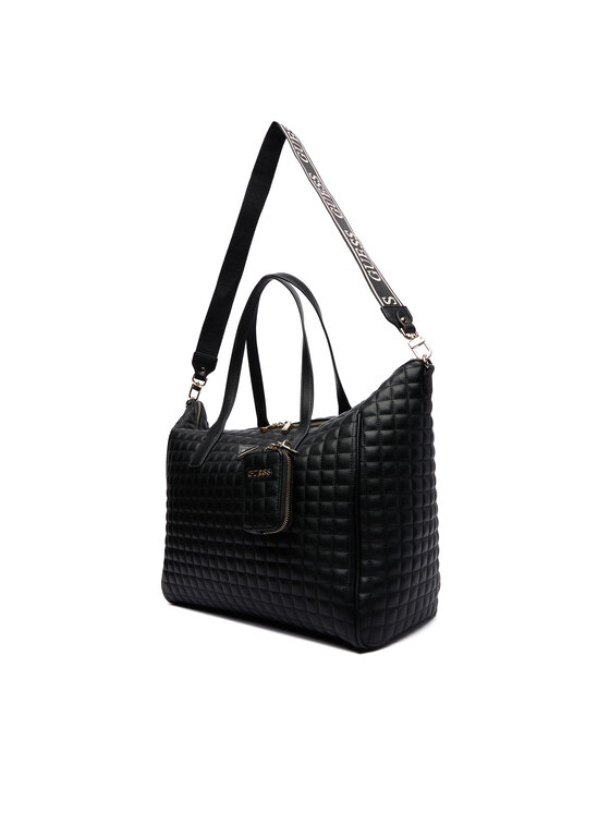 Guess Guess Τσάντα Σαββατοκύριακου Nadira TWQG84 24017 Μαύρο