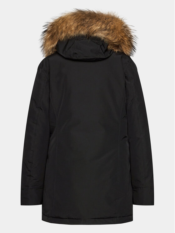 Woolrich Woolrich Μπουφάν πουπουλένιο Arctic Raccoon CFWWOU0538FRUT0001 Μαύρο Regular Fit