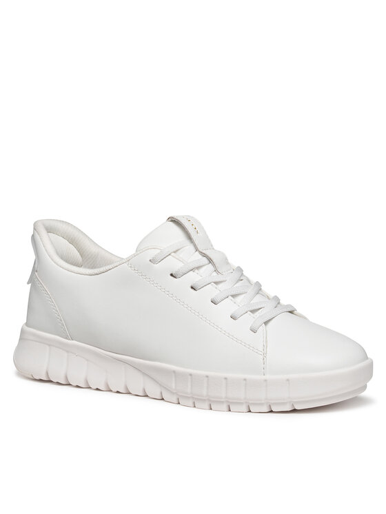 Geox Geox Sneakersy D Flextride Plus D567SA 09B15 C1000 Biela