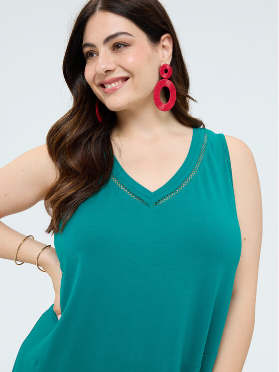 Fiorella Rubino Fiorella Rubino Sukienka codzienna 7805L001247N025 Zielony Regular Fit