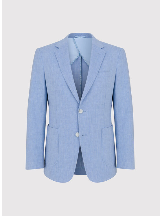 Pako Lorente Pako Lorente Marynarka P26SF-3X-011 Niebieski Slim Fit
