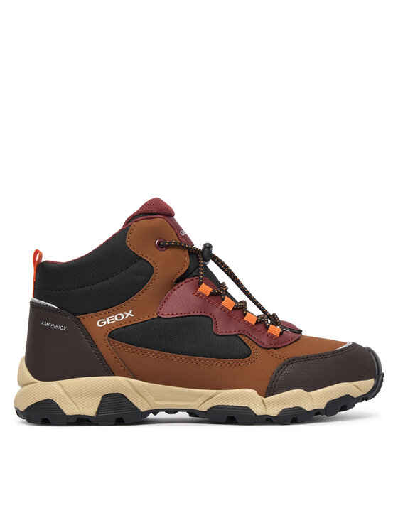 Geox Geox Schnürschuhe J Magnetar Boy B Abx J463ZC 050FU C6311 D Braun