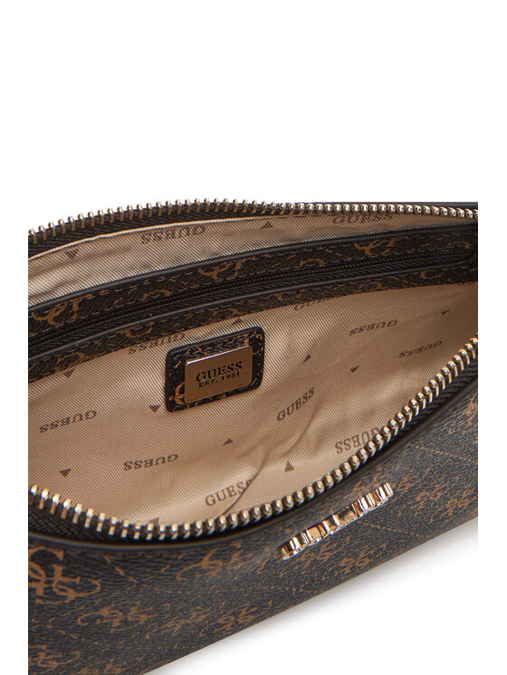Guess Guess Дамска чанта Noelle II Mini HWQG96 72710 Кафяв