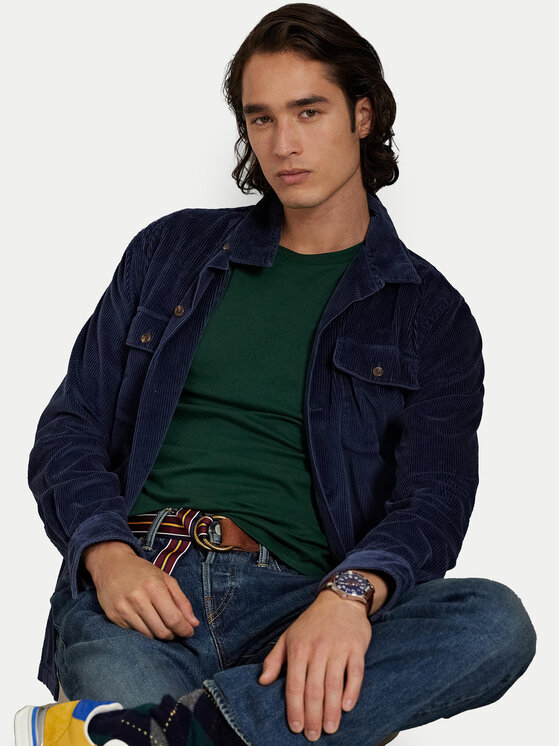 Polo Ralph Lauren Polo Ralph Lauren Majica 710740727099 Zelena Custom Slim Fit