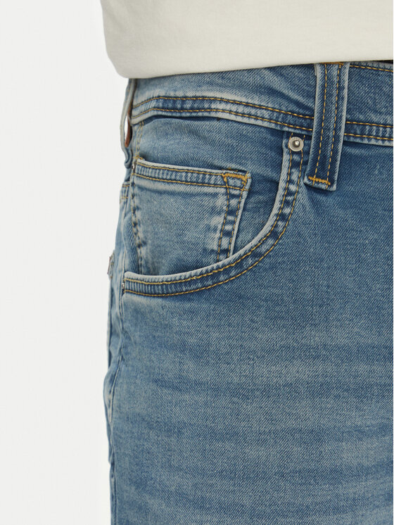 Mustang Mustang Jeans kratke hlače Chicago Z 1016349 Modra Slim Fit