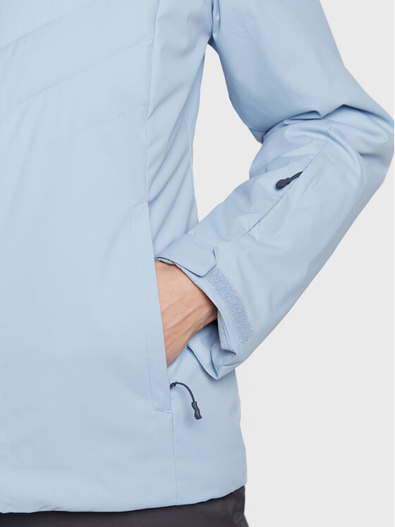 4F 4F Kurtka narciarska H4Z22-KUDN003 Błękitny Regular Fit