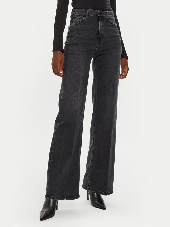 ViCOLO ViCOLO Jeansy DS0038 Černá Regular Fit