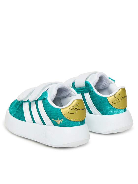 adidas adidas Sneakersy Disney Jasmine Grand Court 2.0 JR4920 Turkusowy