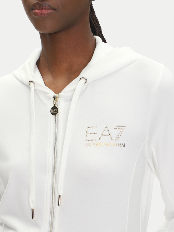 EA7 Emporio Armani EA7 Emporio Armani Tuta 8NTV51 TJ9RZ U0005 Bianco Regular Fit