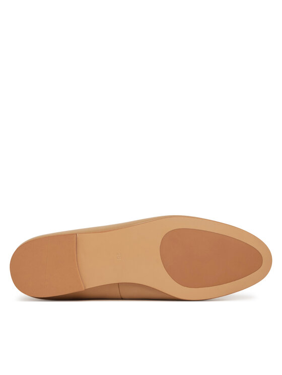 TWINSET TWINSET Loafersy 251TCP134 Brązowy