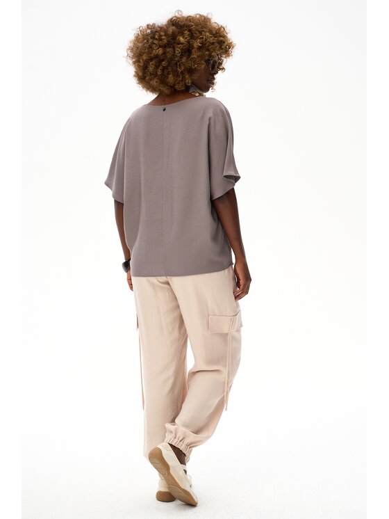 blue shadow blue shadow Bluzka Neri 2 Szary Regular Fit