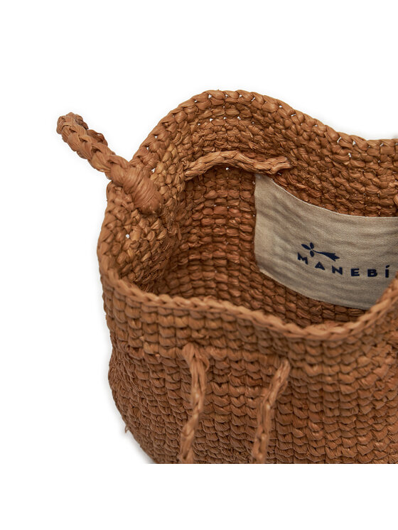 Manebi Manebi Ročna torba Beach Bucket Mini V 2.2 CX Rjava
