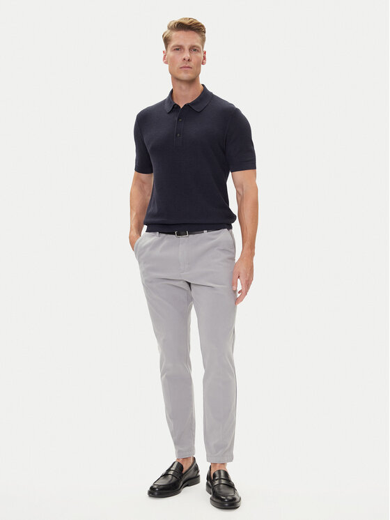BOSS BOSS Polo majica H-Iannotti 50543148 Mornarsko modra Regular Fit