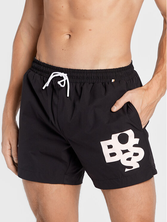 BOSS Boss Шорти для плавання Cooper 50480496 Чорний Regular Fit