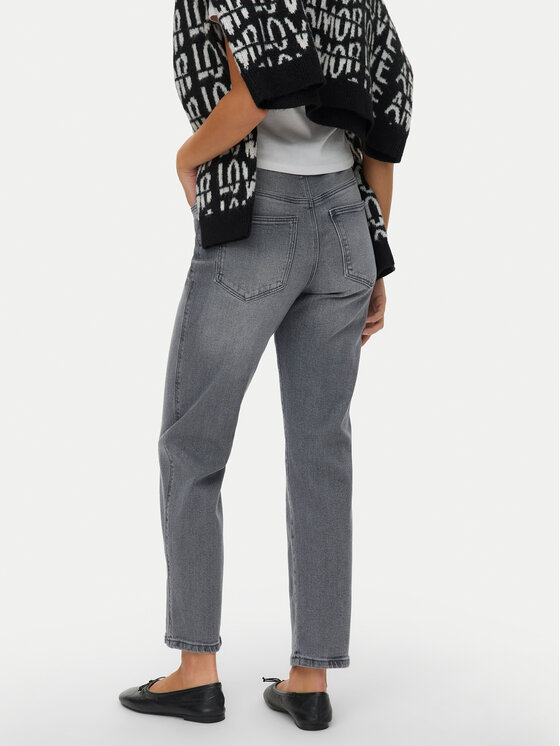Vero Moda Vero Moda Džínsy Amara 10337794 Sivá Straight Fit