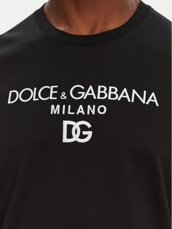 Dolce&Gabbana Dolce&Gabbana T-shirt G8PD7Z G7B9X Crna Regular Fit