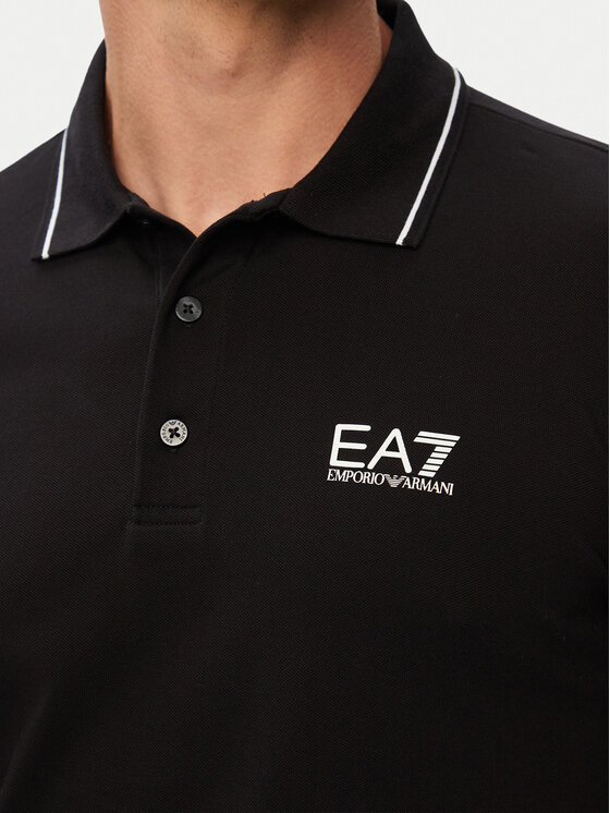 EA7 Emporio Armani EA7 Emporio Armani Polo särk 8NPF16 PJVUZ 1200 Must Slim Fit