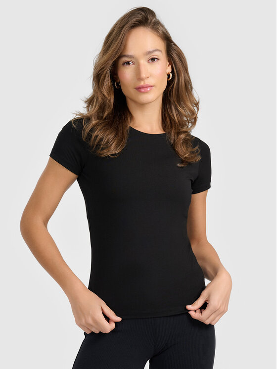 4F 4F T-Shirt NOS Czarny Slim Fit