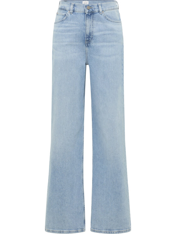 Mustang Mustang Jeansy Style Luise Wide Niebieski Wide Fit