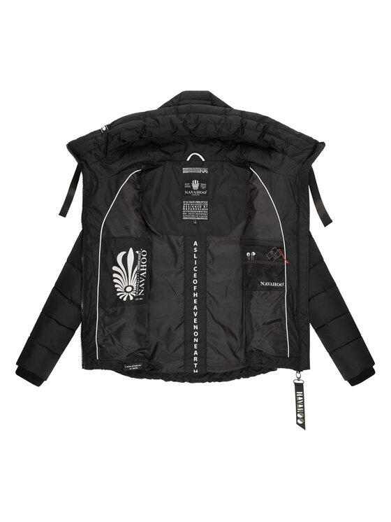 Navahoo Navahoo Kurtka zimowa Amayaa Czarny Regular Fit