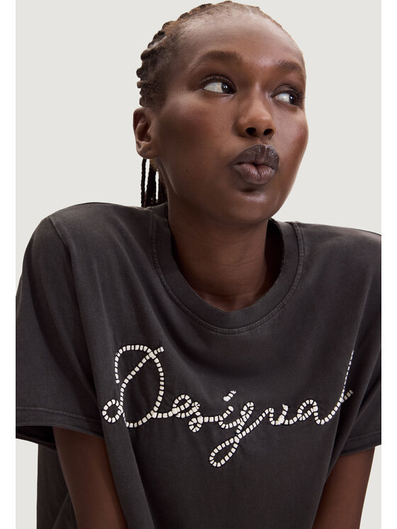 Desigual Desigual T-shirt TS_NEENA Nero Casual Fit
