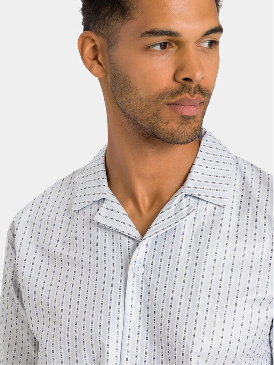 Hanro Hanro Pidžama 75766 Balts Regular Fit