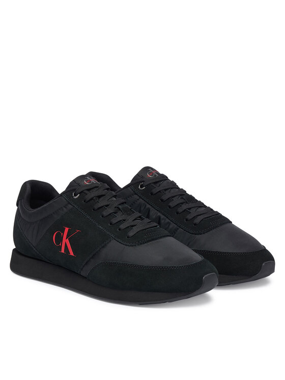 Calvin Klein Calvin Klein Sneakers Retro Runner Band Lth-Su HM0HM02212 Schwarz