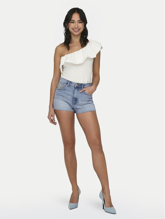 ONLY ONLY Blusa Soffy 15320339 Bianco Regular Fit