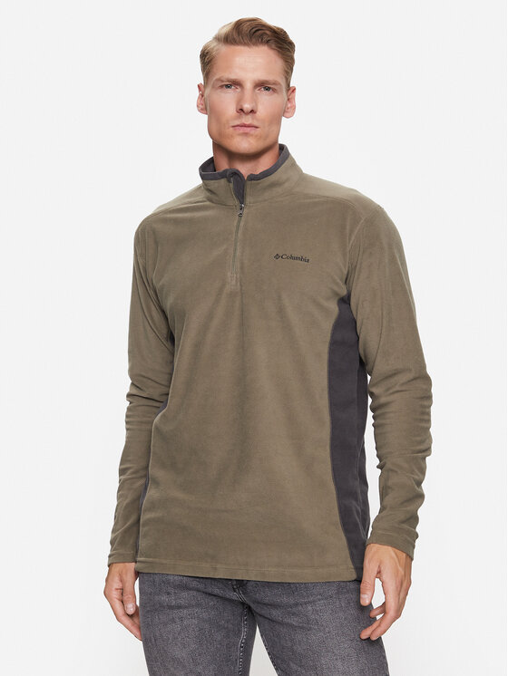 Columbia Columbia Флісовий реглан Klamath Range™ II Half Zip Зелений Regular Fit