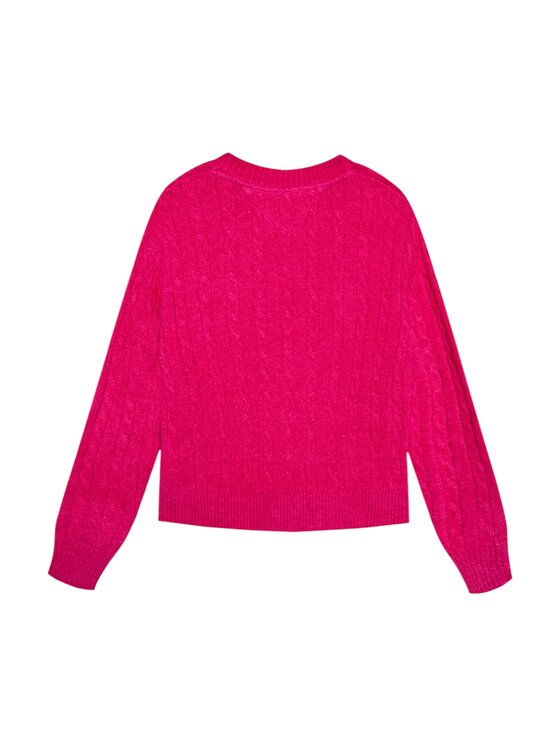 Tommy Hilfiger Tommy Hilfiger Sweter kg0kg06908_tzo Różowy Regular Fit