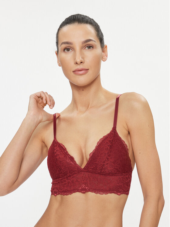 Hunkemöller Grudnjak Brallete Marine 202818 Crvena