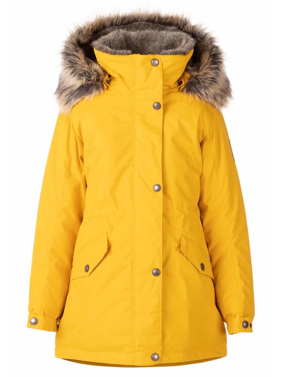 Kurtka anorak, rozmiar 170, Żółty, 22671-108
