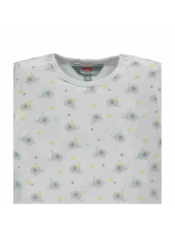 Kanz Kanz Bluzka 1832883-0003 Kolorowy Basic Fit