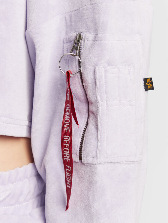 Alpha Industries Alpha Industries Majica dugih rukava 108041 Ljubičasta Oversize