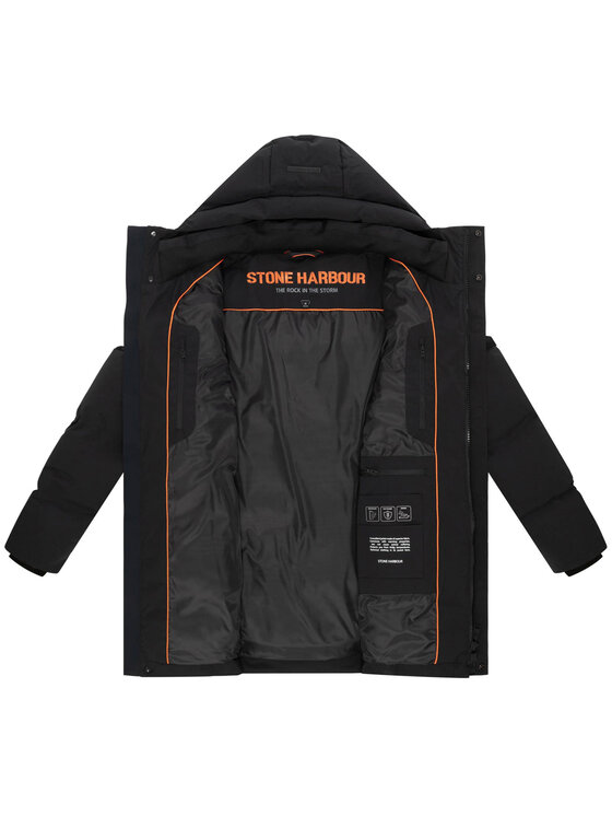 Stone Harbour Stone Harbour Kurtka zimowa Darianoo Czarny Regular Fit
