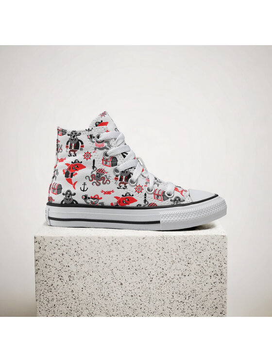 Converse Converse Trampki Chuck Taylor All Star Pirate 372874C Biały