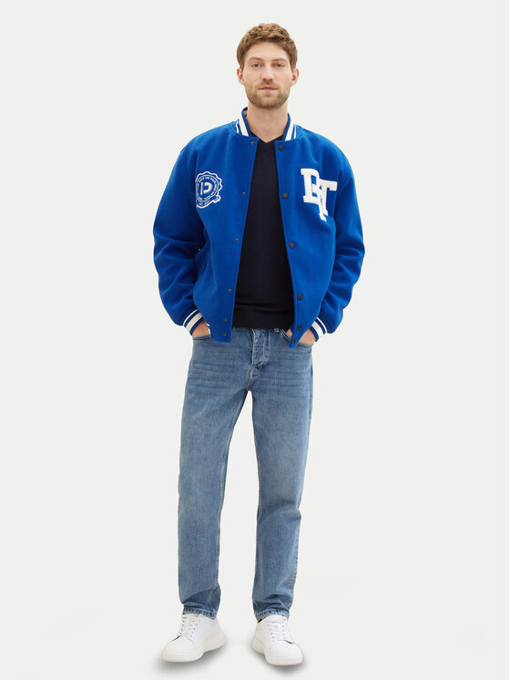 Tom Tailor Tom Tailor Džemperis 1038427 Tumši zils Regular Fit